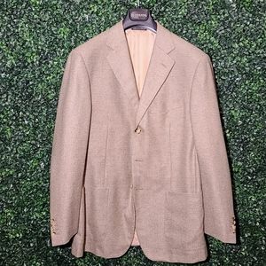 Pal Zileri 3 Button Blazer - Natural - Large